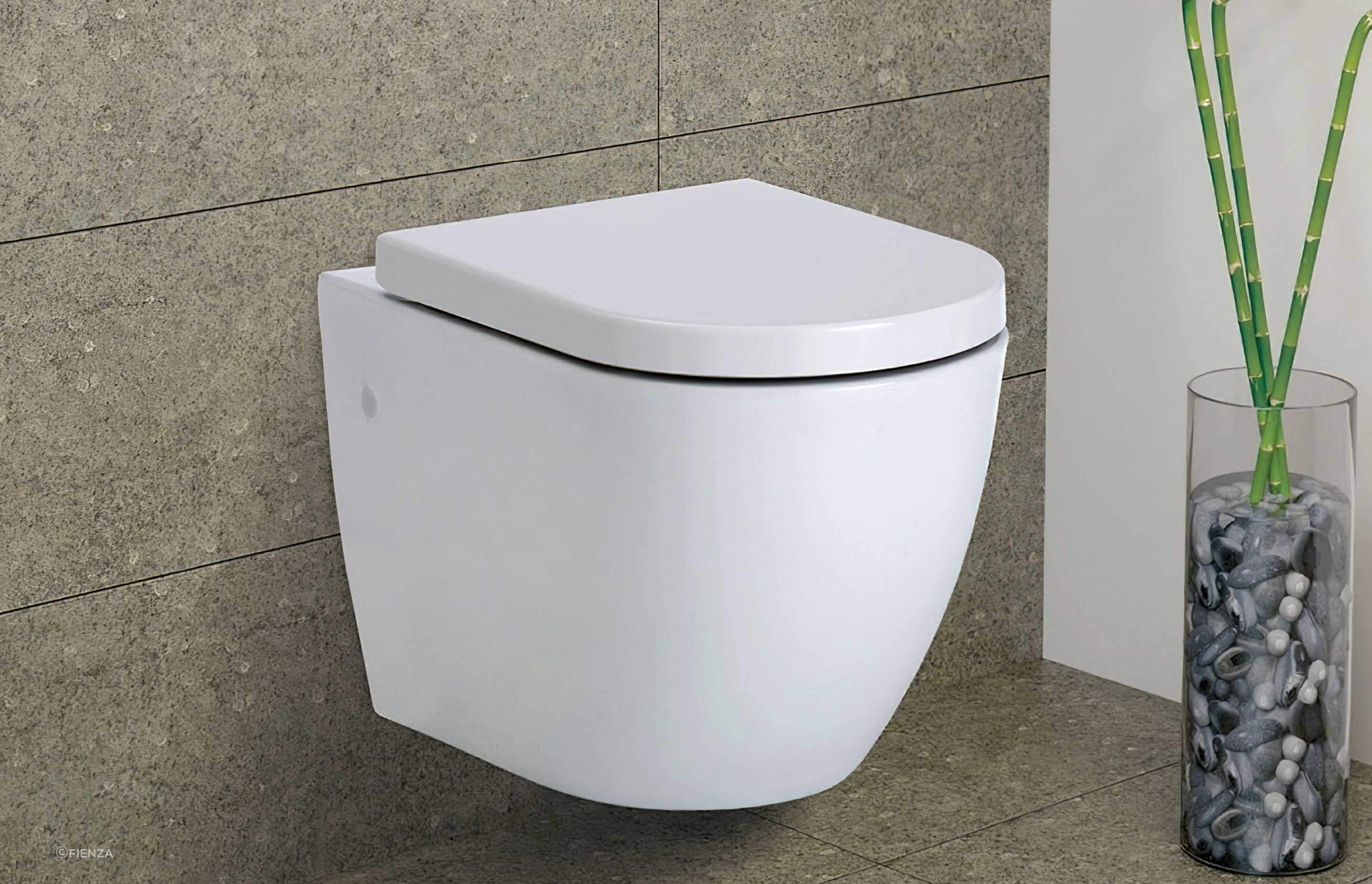 Wall Hung Toilets are a great addition to a modern bathroom. Featured product: Koko Wall-Hung Toilet Suite
