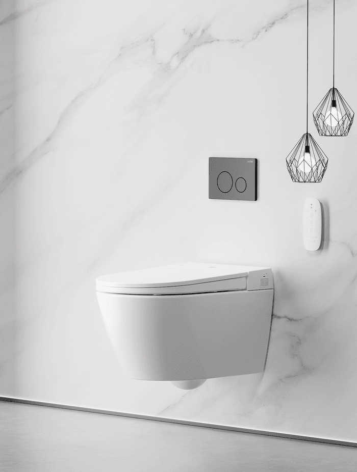 The Lafeme Sesto Smart Toilets comes with customisable water pressure and temperature settings, warm air drying and more.