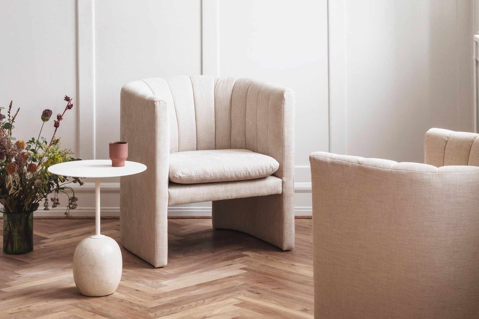 An upside down lollipop was the unlikely inspiration for the design of the stylish Lato Side Table.