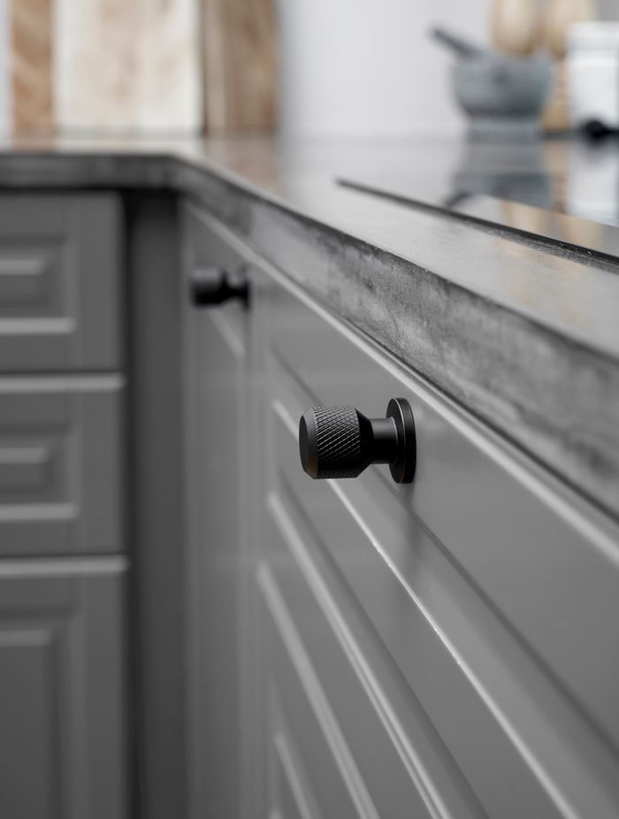 Hardware to accentuate the style of your cabinets.