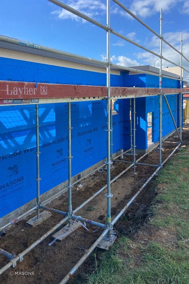 Interior works can continue without the cladding in place for up to five months.