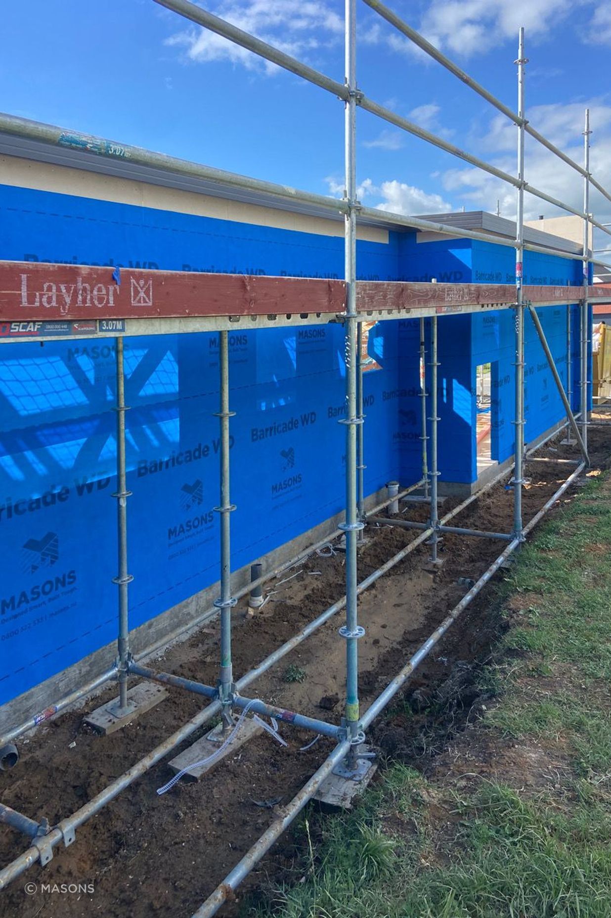 Interior works can continue without the cladding in place for up to five months.