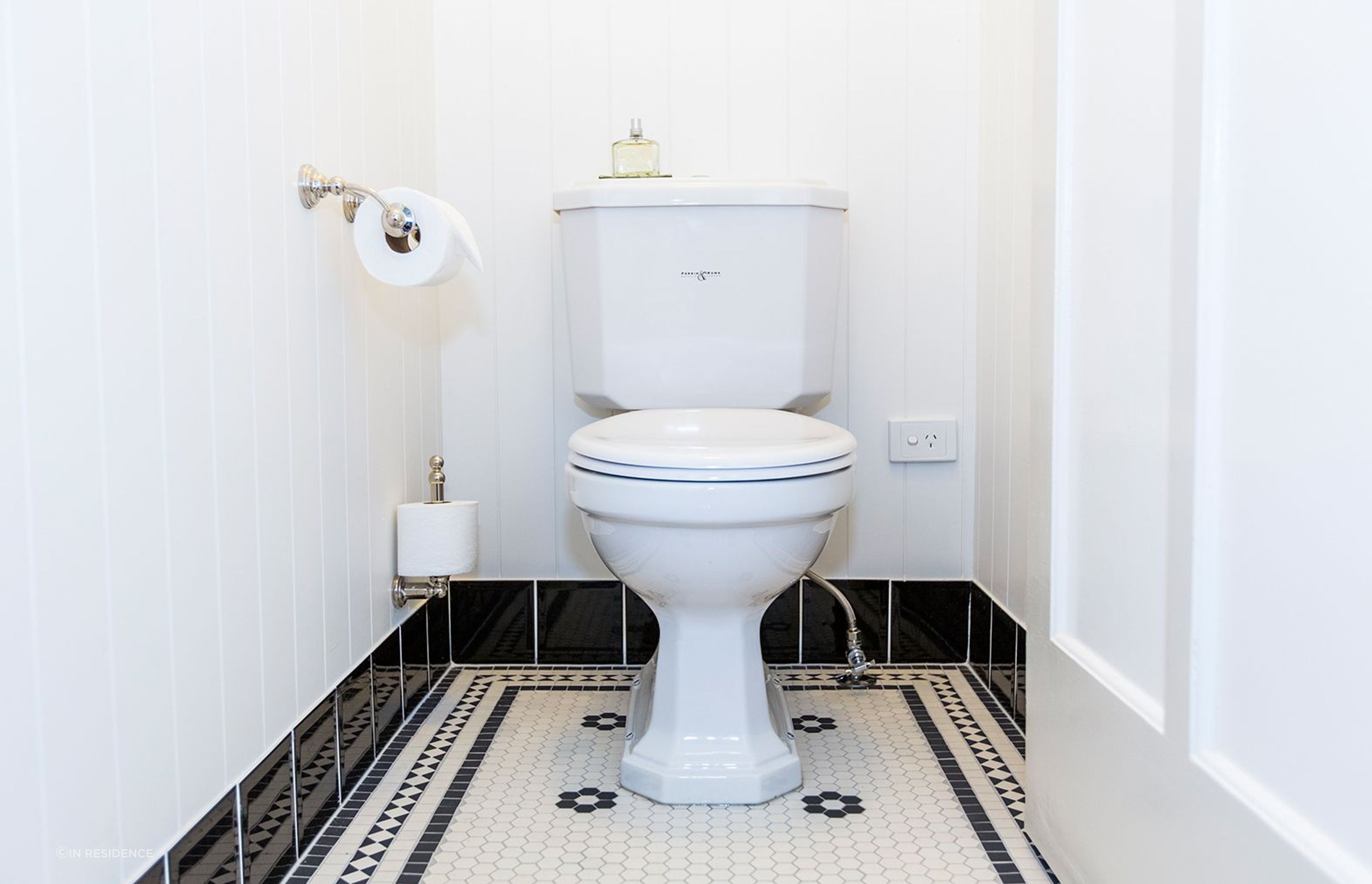 Traditional toilets like this Perrin & Rowe Art Deco toilet are usually the easiest to install