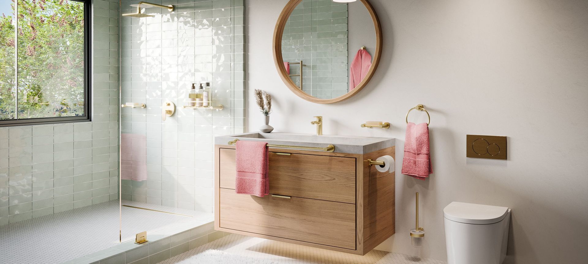 Luxurious ideas for your next bathroom project.