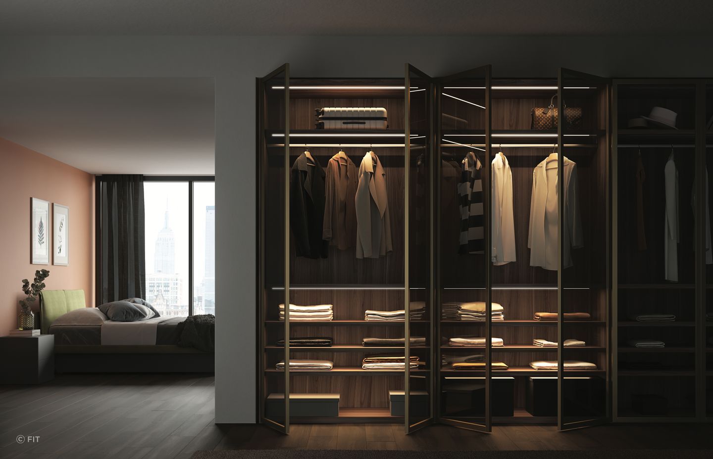 “There’s more lighting going into kitchens than ever before, but it’s not just kitchens. We’re seeing people add lighting to wardrobes and bathrooms — we even did a recent job where LED strips were installed in the living room to create the effect of a floating ceiling."