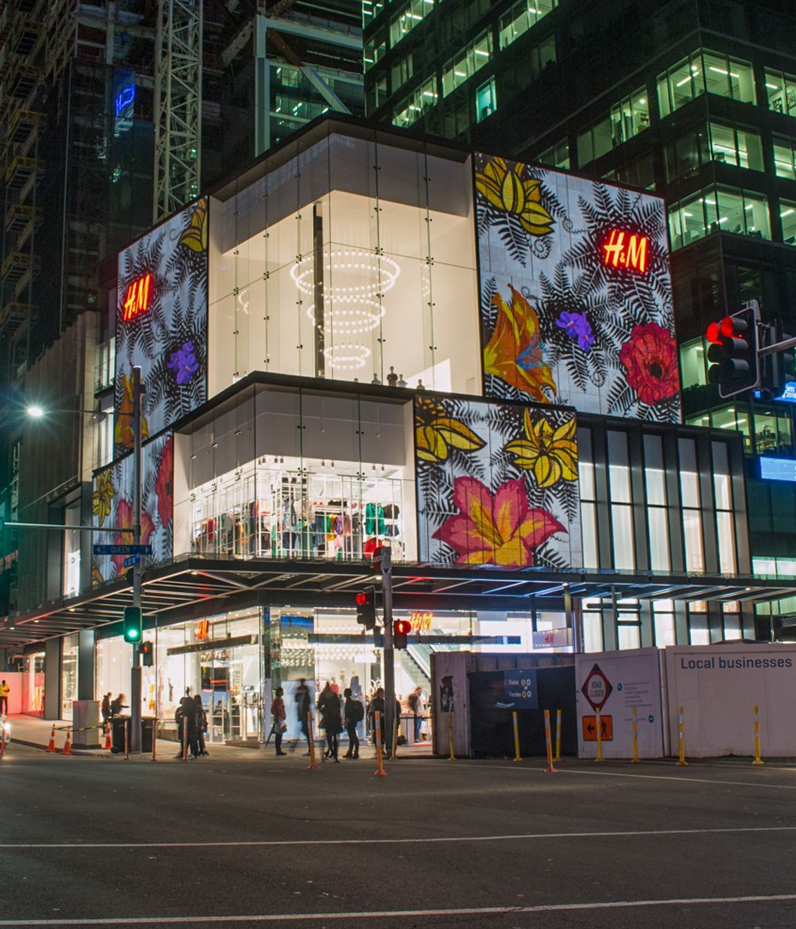 The designer or client representative is involved throughout the shopfitting project.