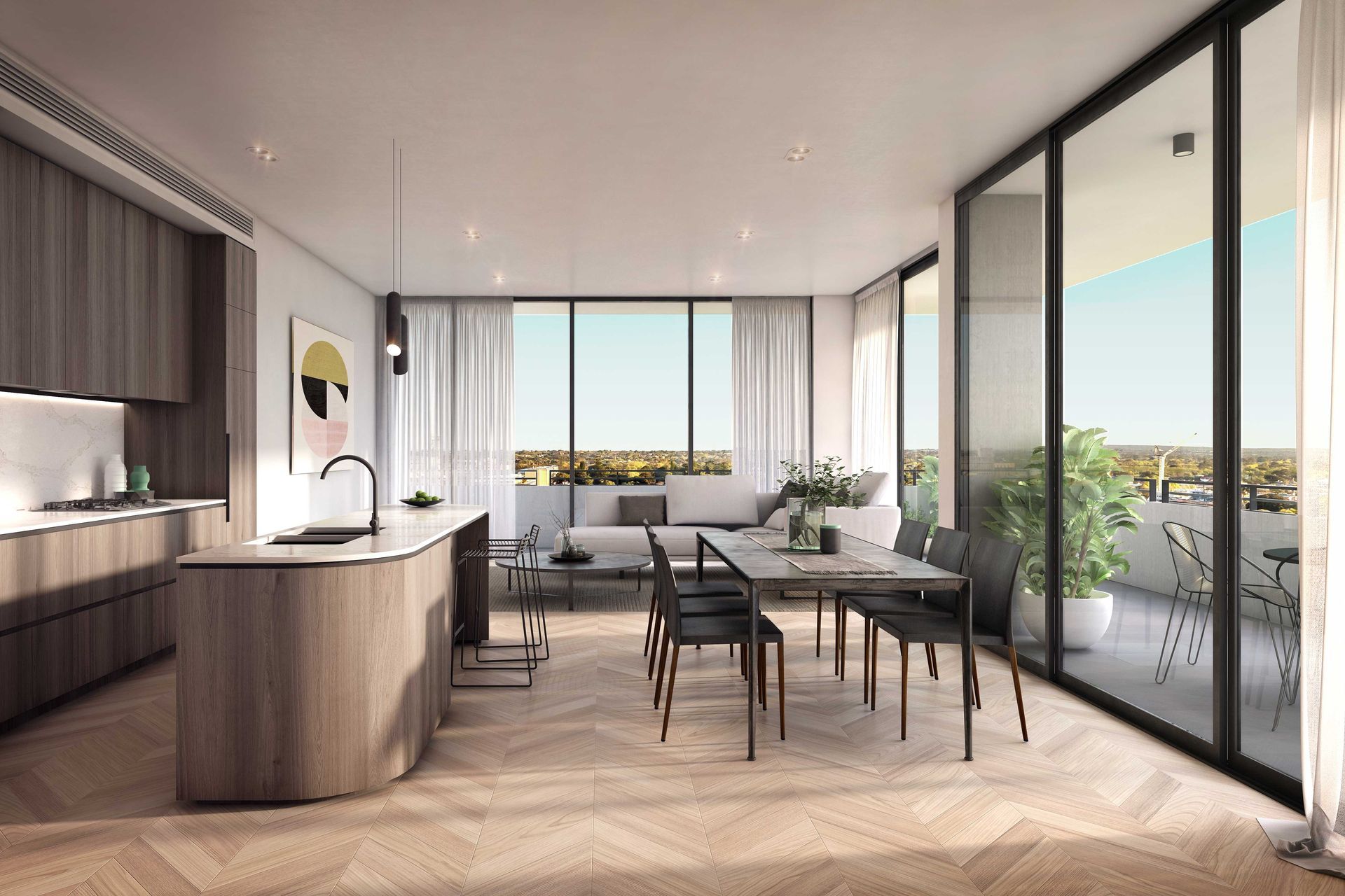 Opus Apartments by Enzo Caroscio Architecture