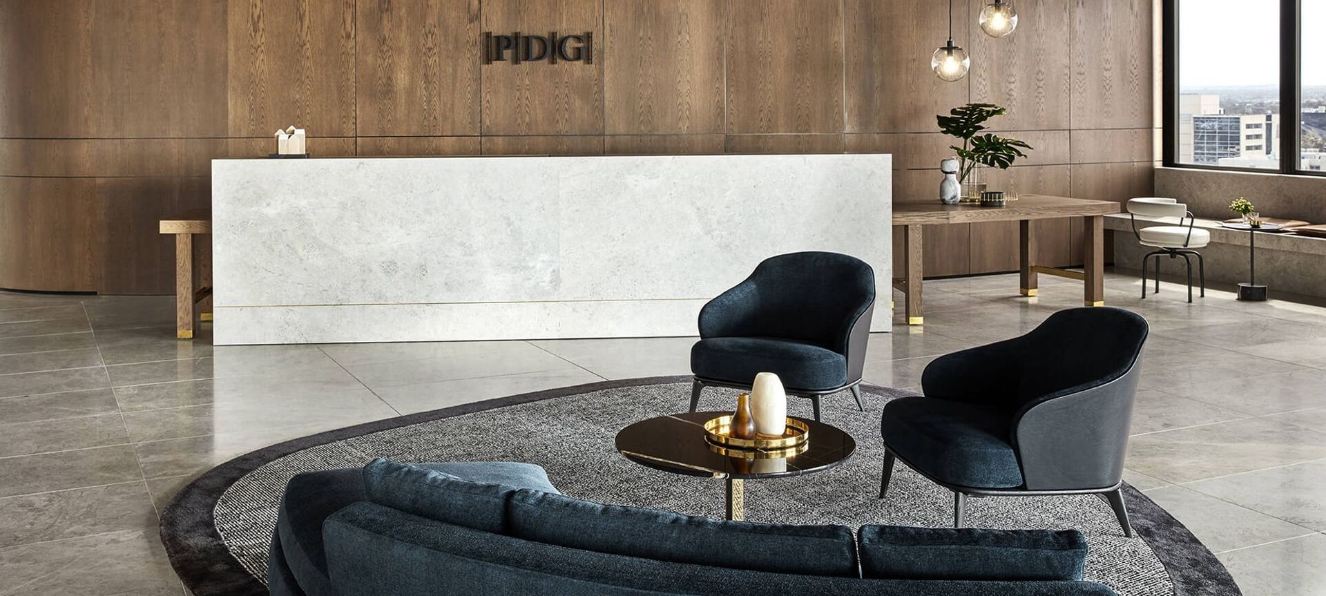 PDG Corp Melbourne featuring tiles by Signorino. Image credit: Peter Clarke Photography