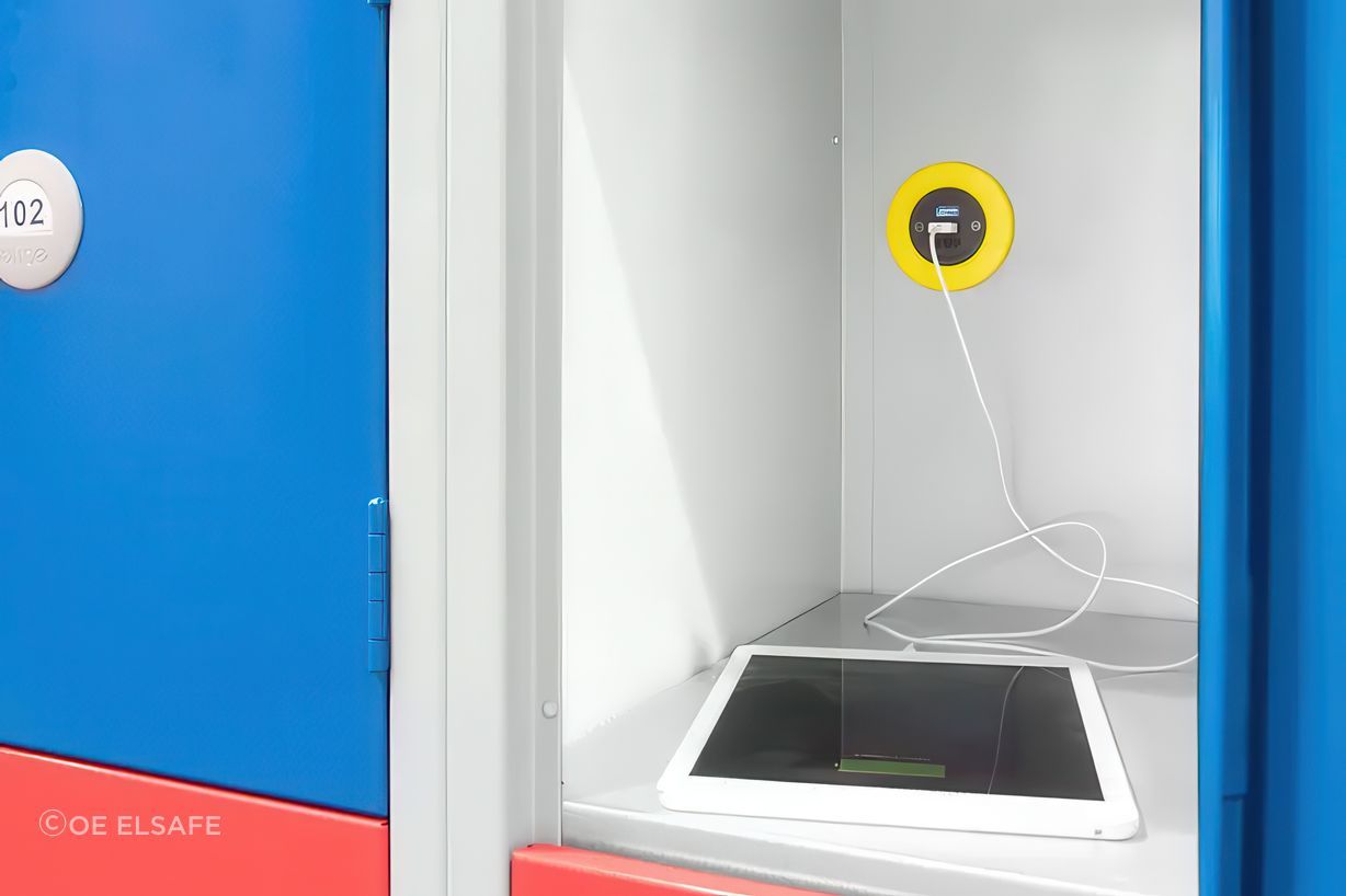 Locker is fitted with PIP and a TUF-R USB charging module.