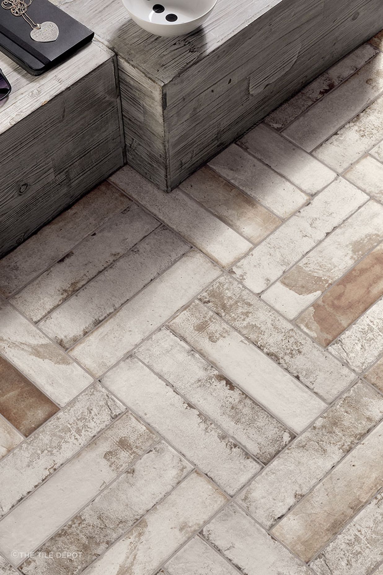 'Bricklane' is a collection of contemporary brick-inspired porcelain tiles, designed and made in Italy and suitable for both floors and walls.