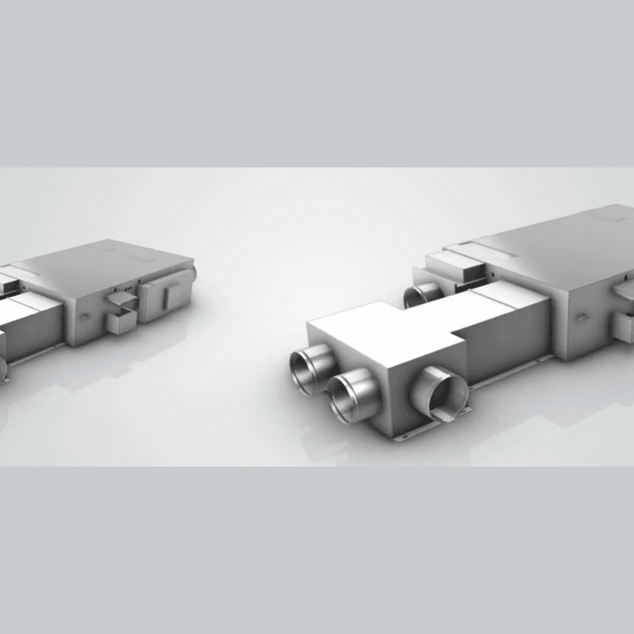 An ingenious air quality system that heats, cools, ventilates – and produces hot water