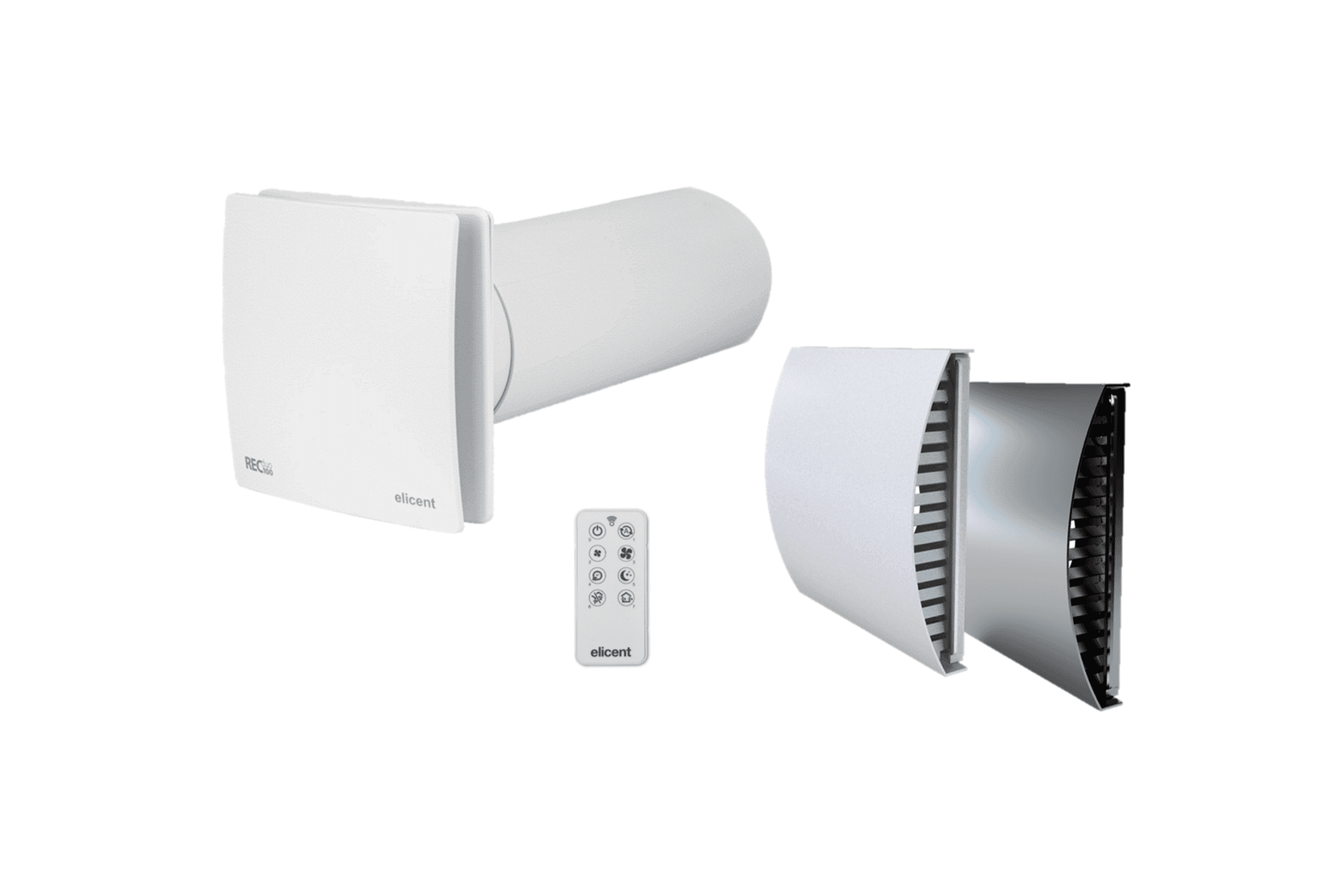 The REC-DUO 100 basic decentralised ventilation system.
