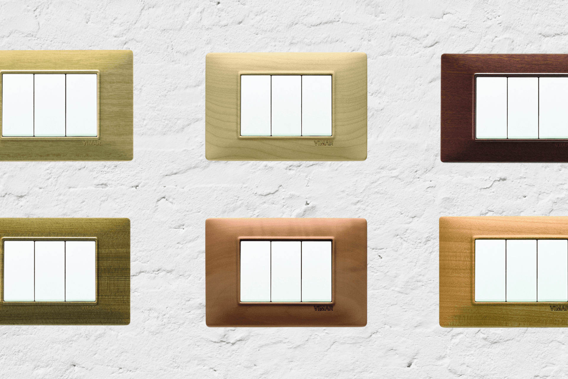 The Plana Wood Styled Light Switches