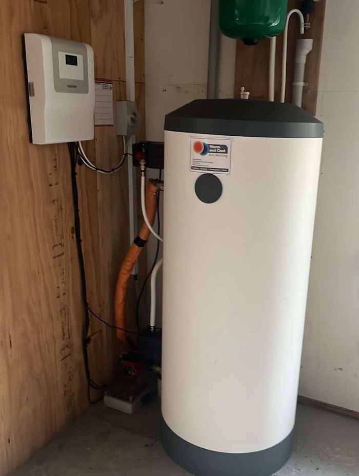 “Thank you Warm and Cool for such an amazing service, we love the result of our converted boiler system. The level of professionalism and skill in this niche area was a lifesaver for us. No more keeping a fire going in the winter; improving the efficiency and energy consumption of our home has been so worth it.”