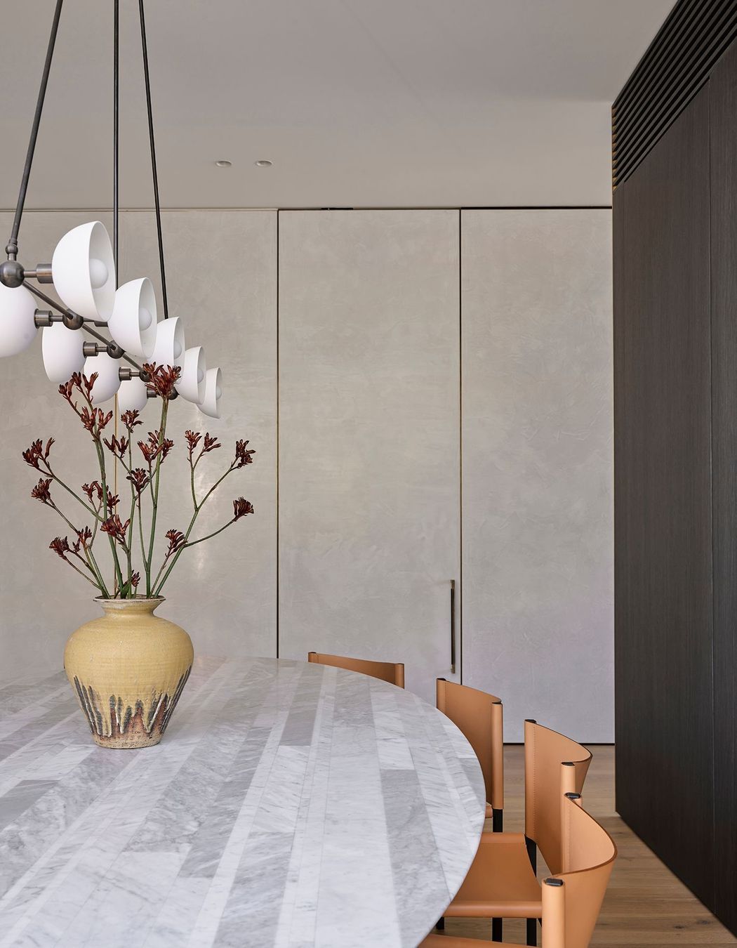 Joseph Giles Ashworth door pull adorns a solid timber door.