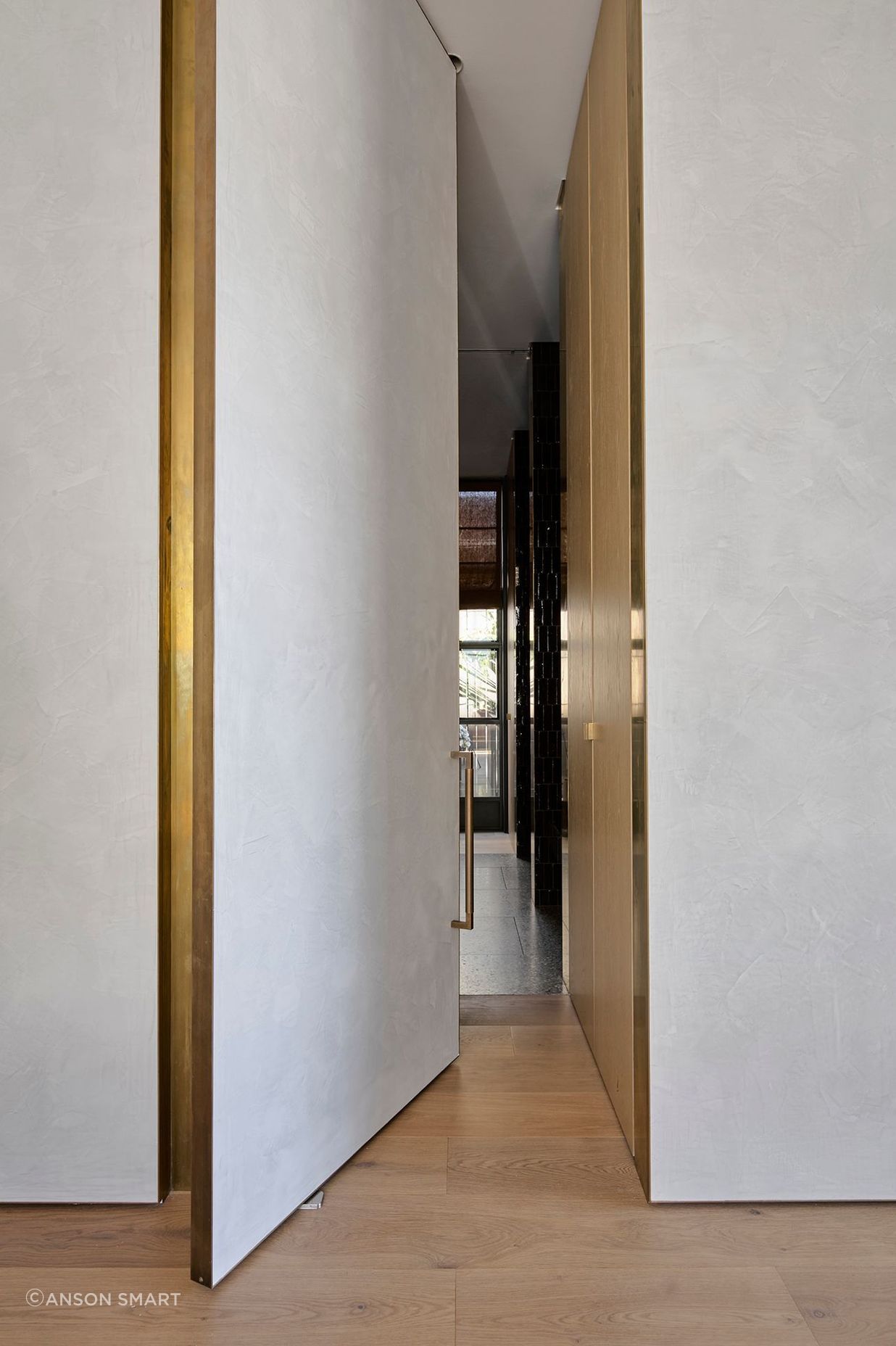 Joseph Giles' signature finish Mid Antique Brass Waxed.