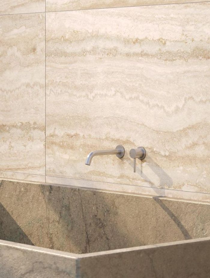 The Sola Mixer and Spout Set combines a modern streamlined design, with excellent functionality and water efficiency to make an eye-opening statement in any bathroom.