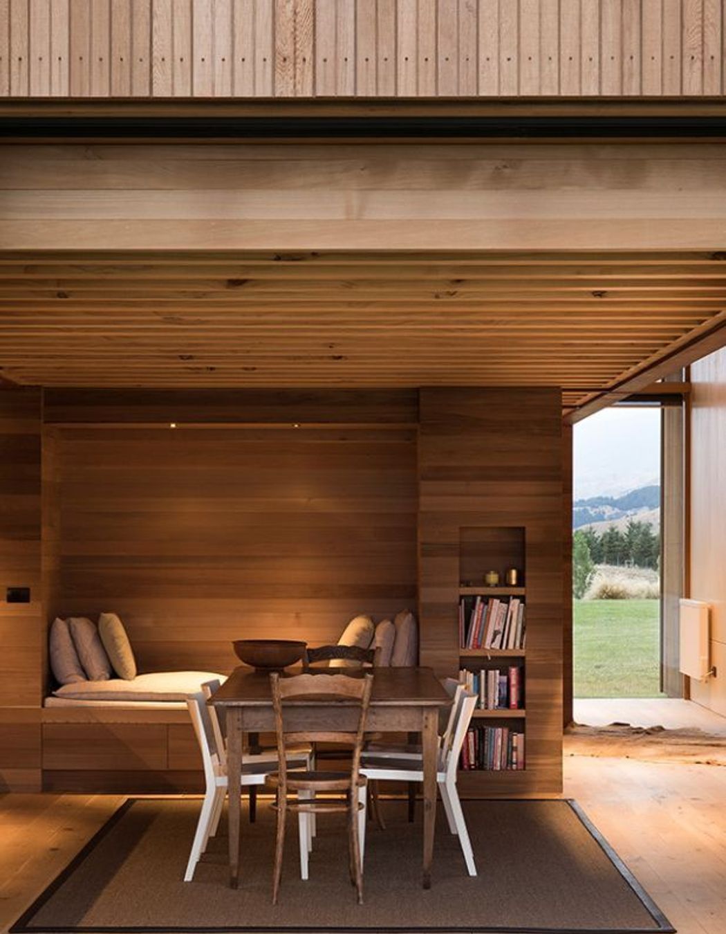 The 'Worker's House' in Wanaka was converted from the classic and already existing shed into an architect-designed farm worker's abode.