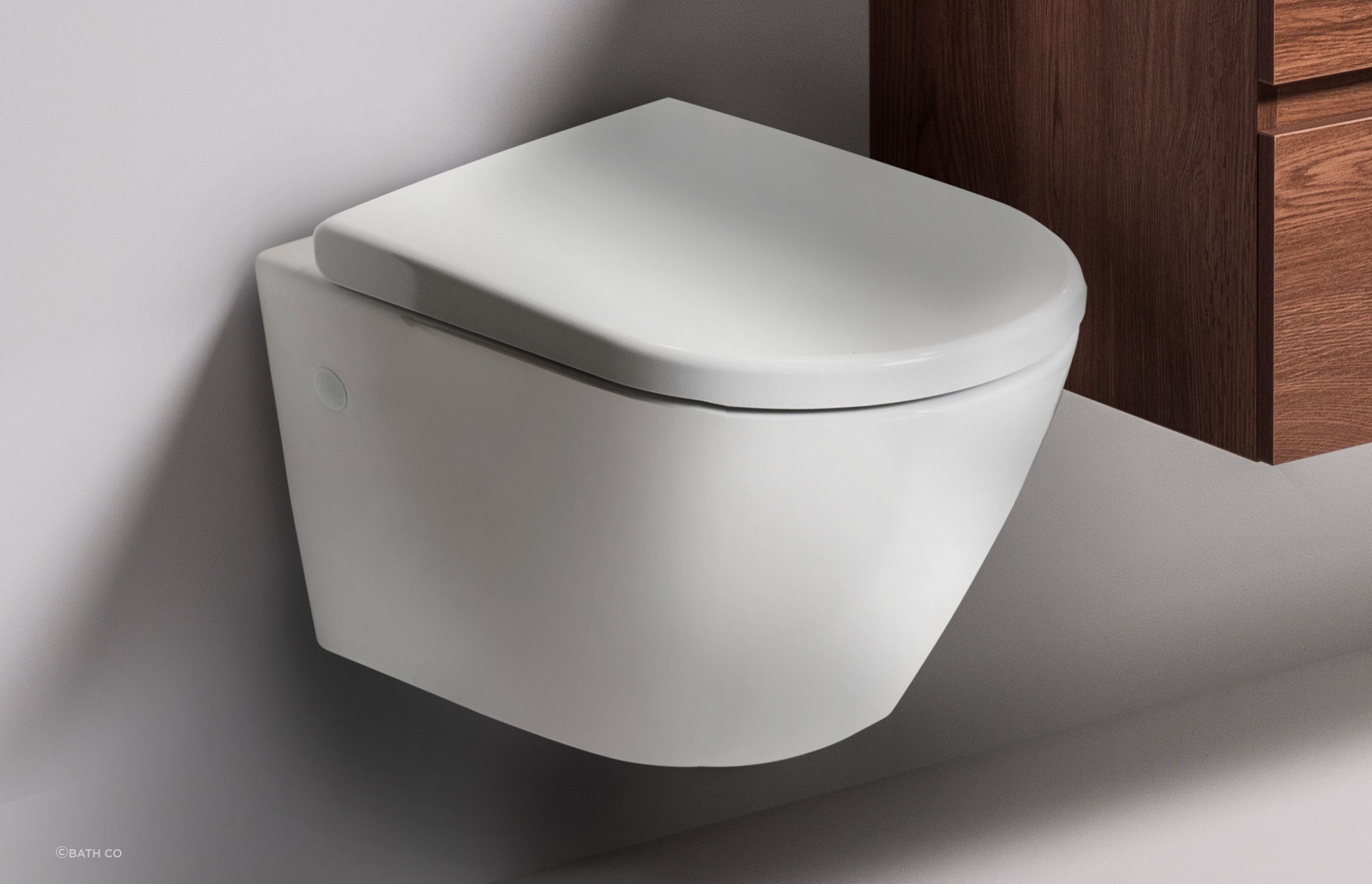The sleek, soft edges and the "out of sight" in-wall cistern create a clean, contemporary look for the Rest Rimless Wall Hung Toilet.