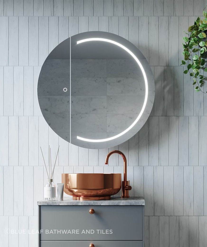 The Sphere mirror is perfect for small and large bathrooms, and the incorporation of recessed storage means you won’t need to compromise on sought after space.