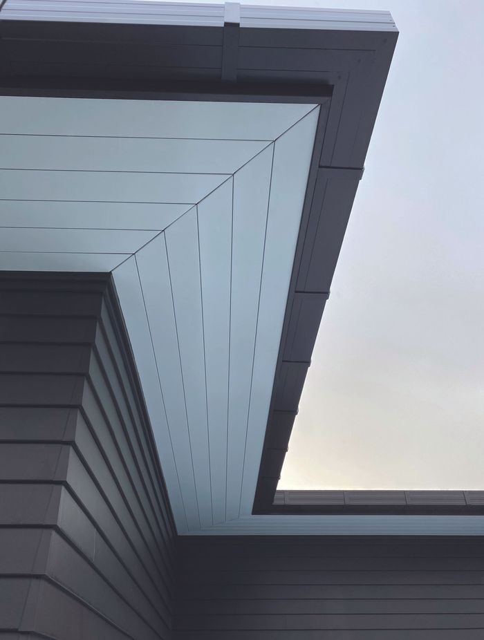 The Ribon fascia soffit system.