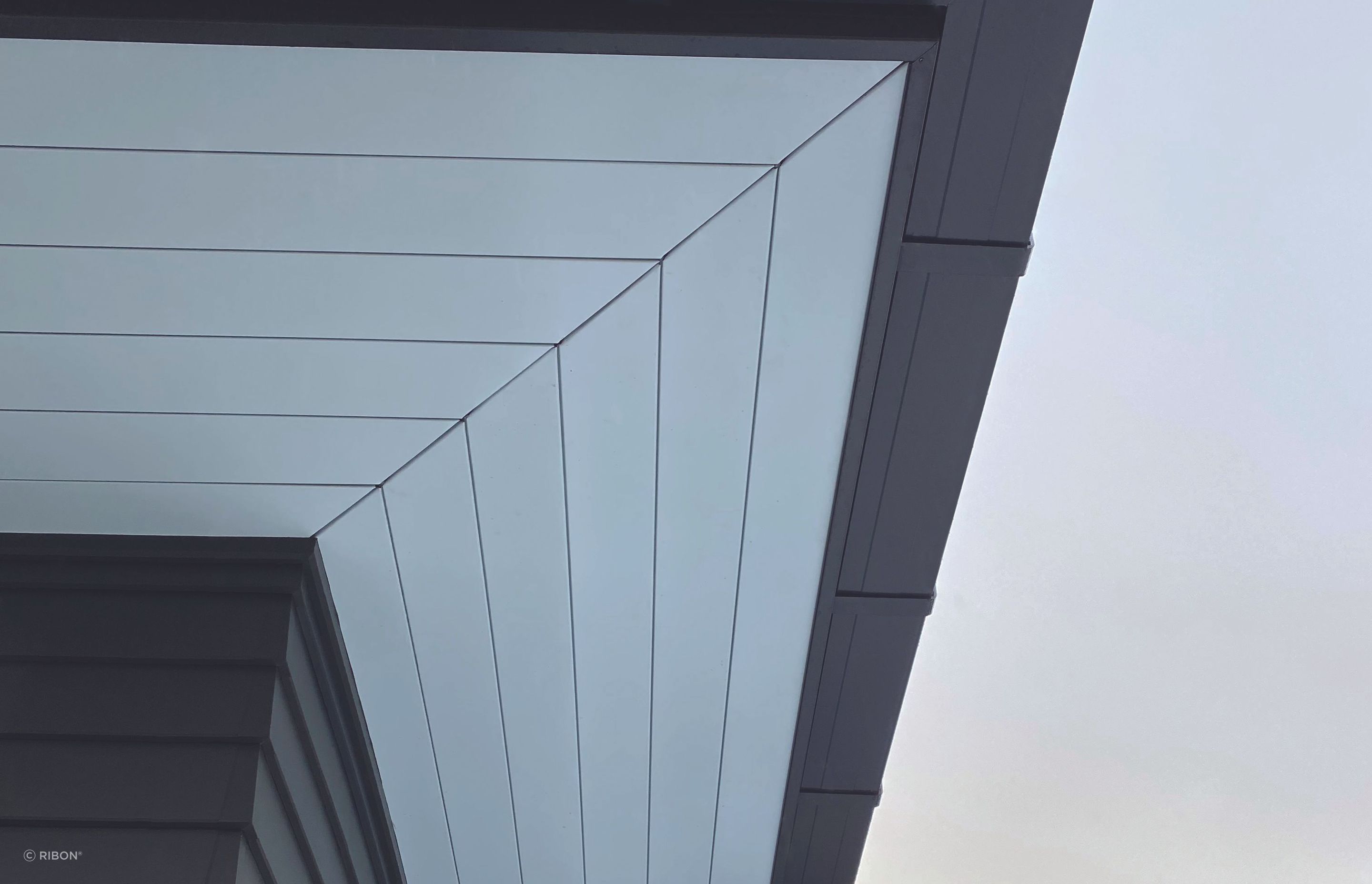 The Ribon fascia soffit system.