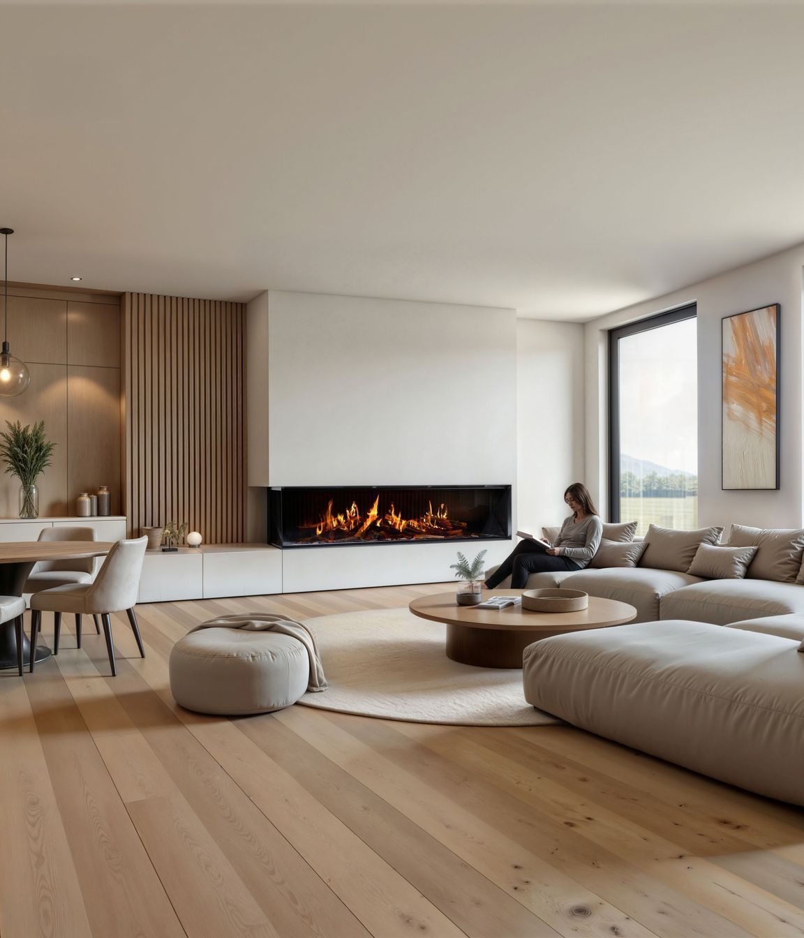 Utilising Truburn technology, the Rinnai EL Electric Fireplace enhances comfort and ambience.