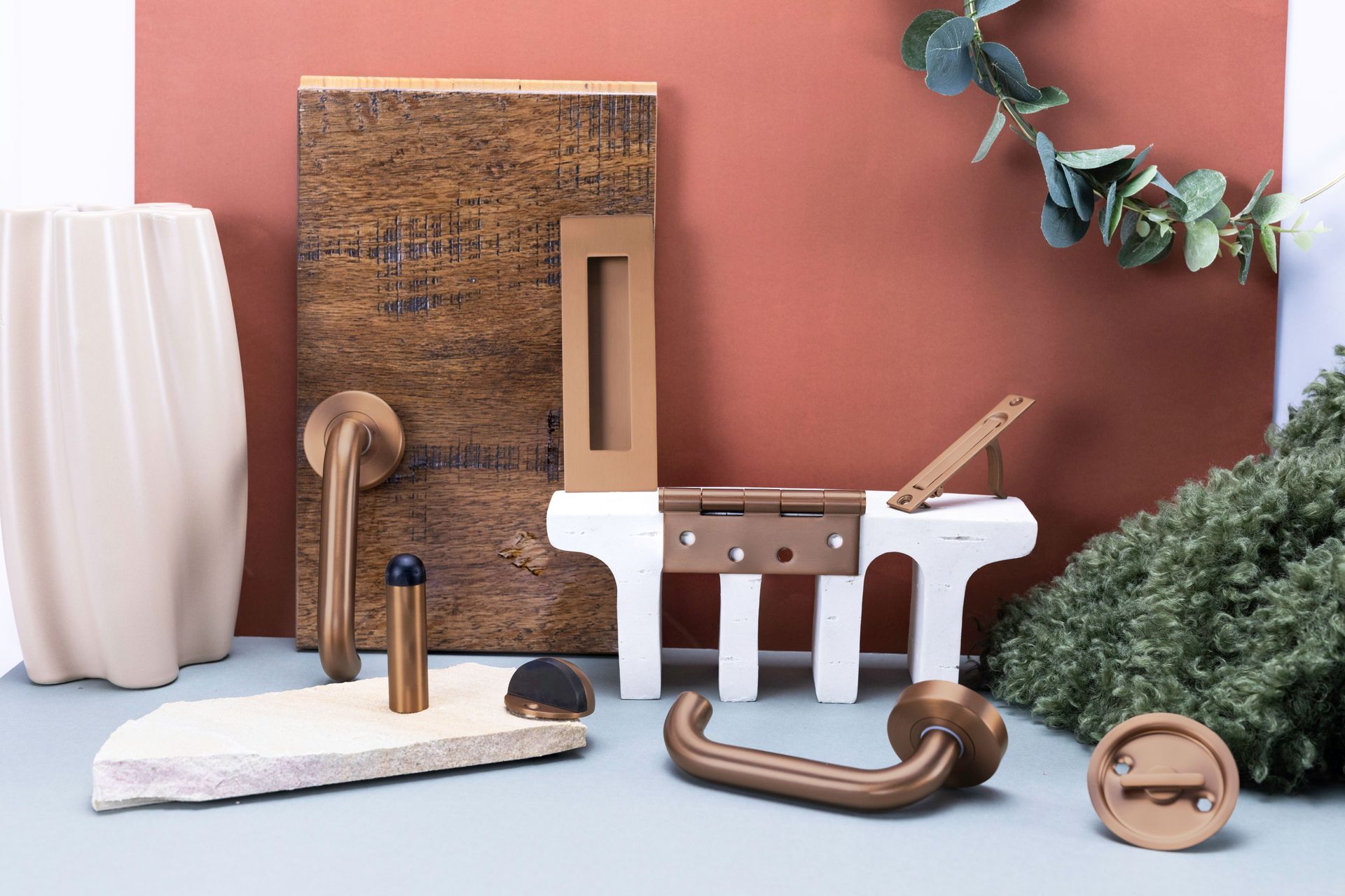 The Lockwood Vivid Collection in Satin Bronze.