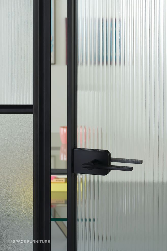 The glass is available in a range of finishes, providing flexibility for design and practicality.