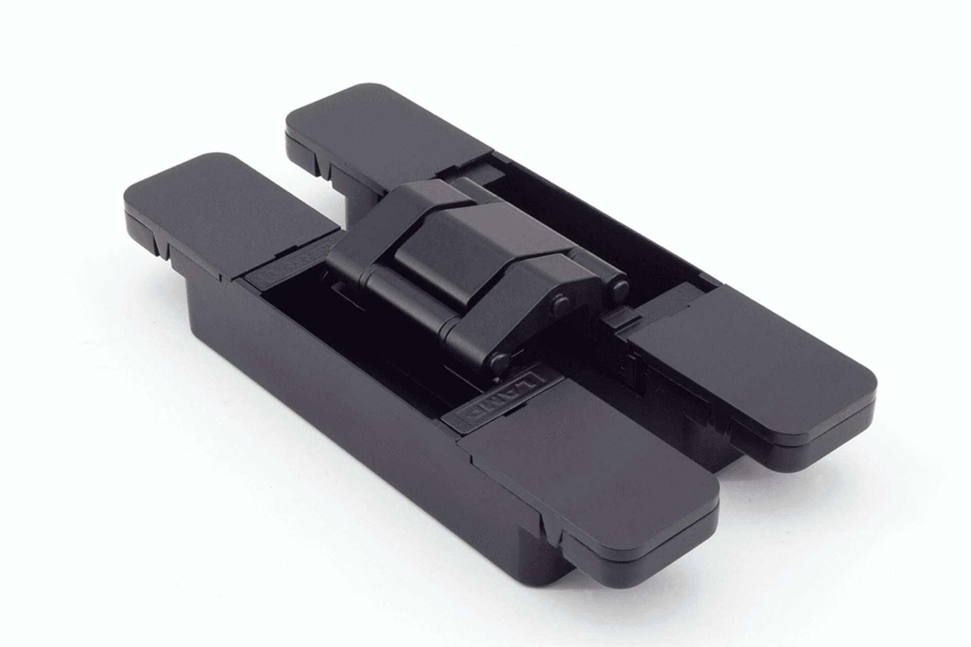 A damper unit can be installed with the hinges to enable soft closing.