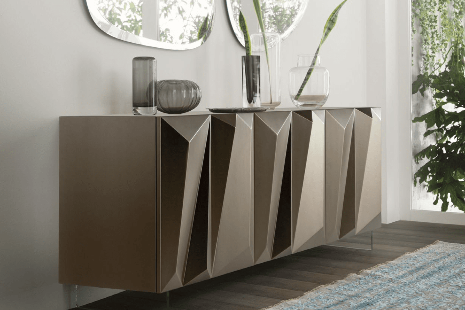 The Quartz Sideboard is pure design indulgence that delivers on multiple levels