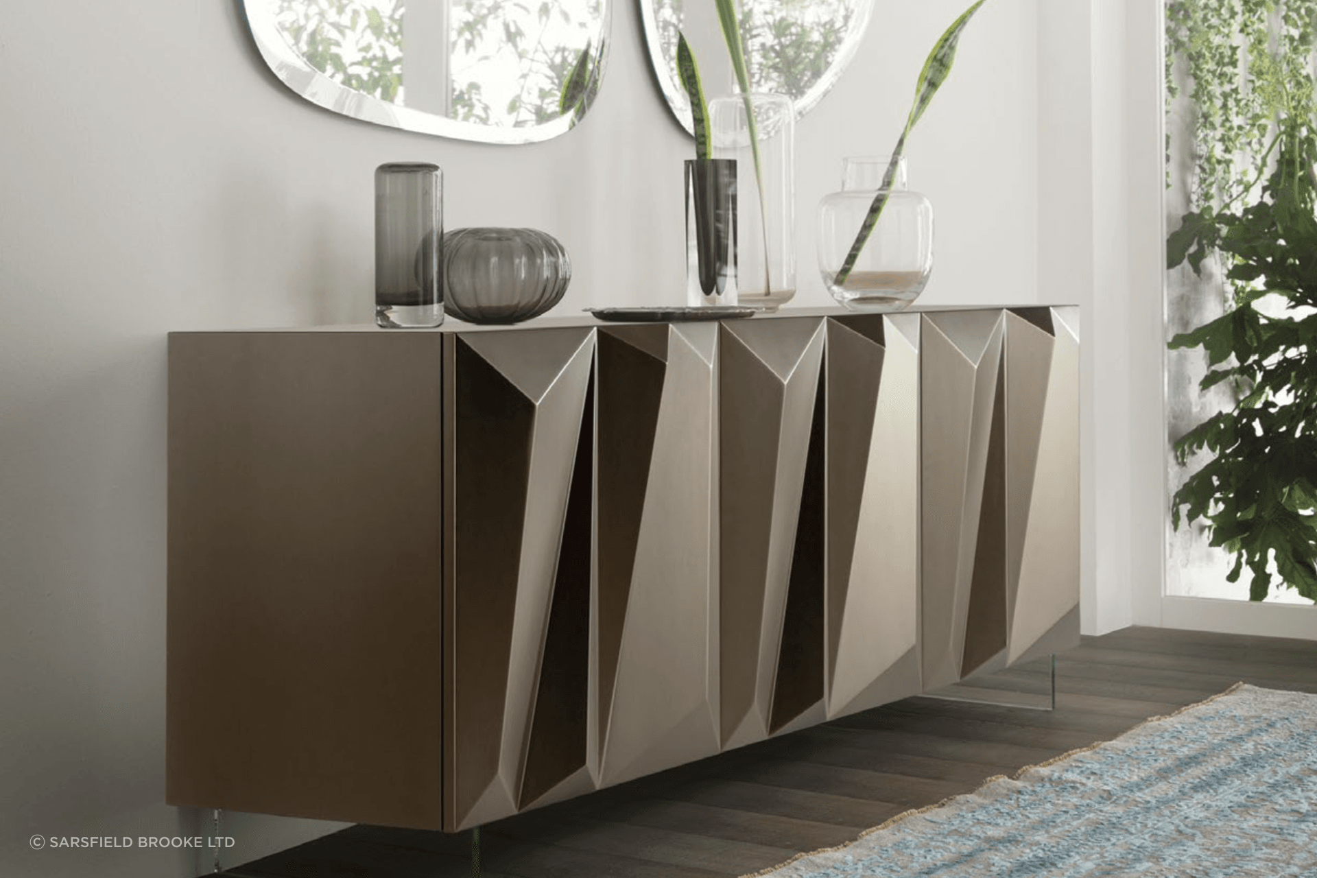 The Quartz Sideboard is pure design indulgence that delivers on multiple levels