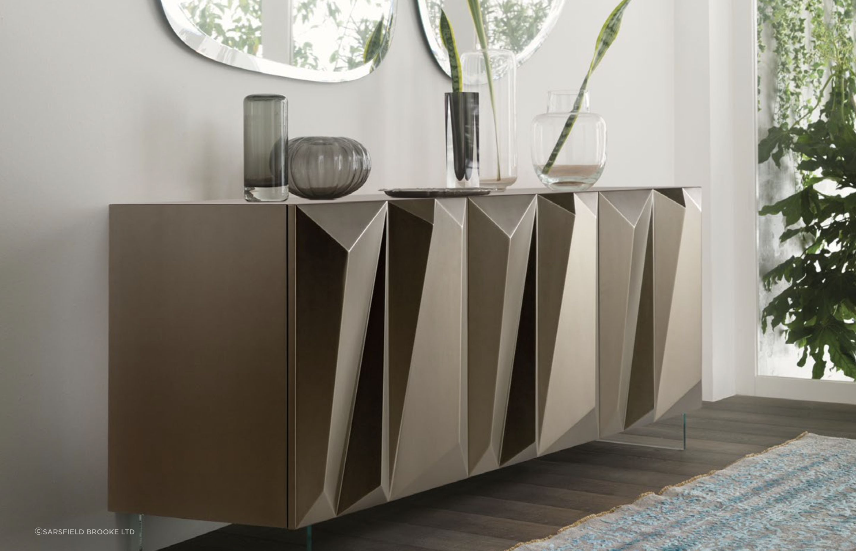 The Quartz Sideboard is pure design indulgence that delivers on multiple levels