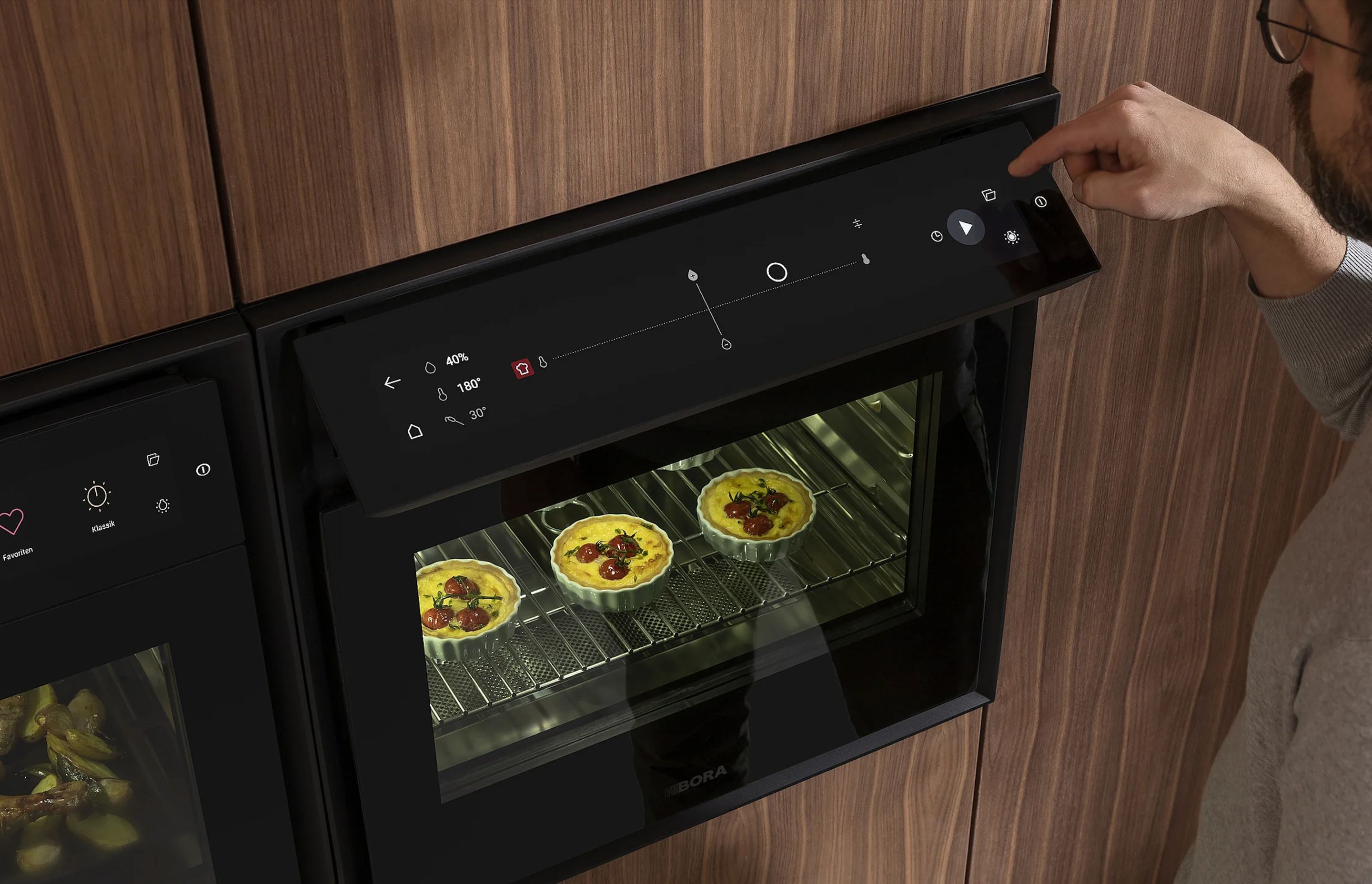 The BORA X BO has numerous preset programmes and an intuitive user interface.