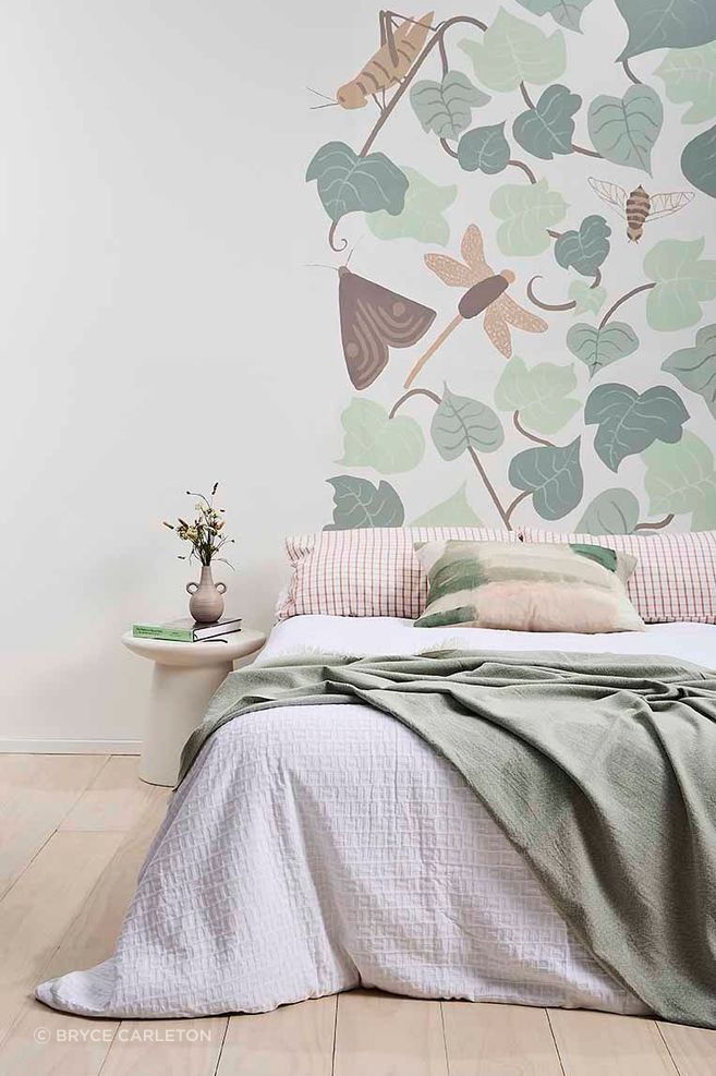 Botanical eco mural by Shani Luckman