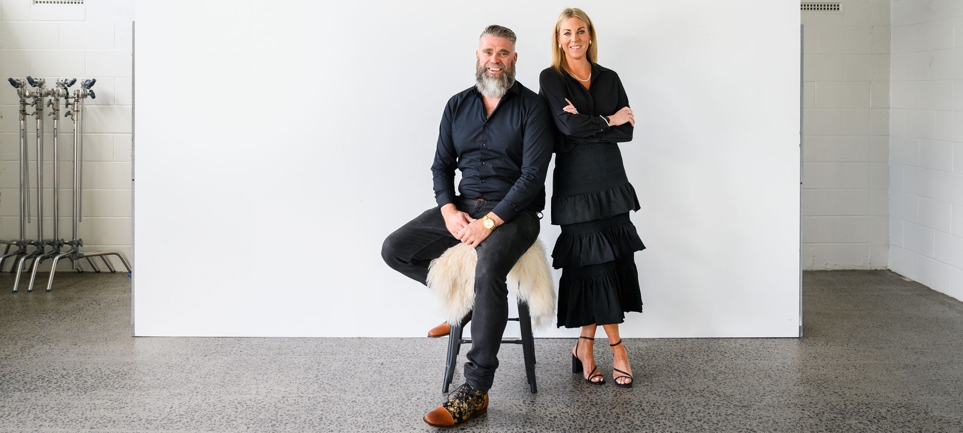 Home Lab's Ben and Annelies Leitch.