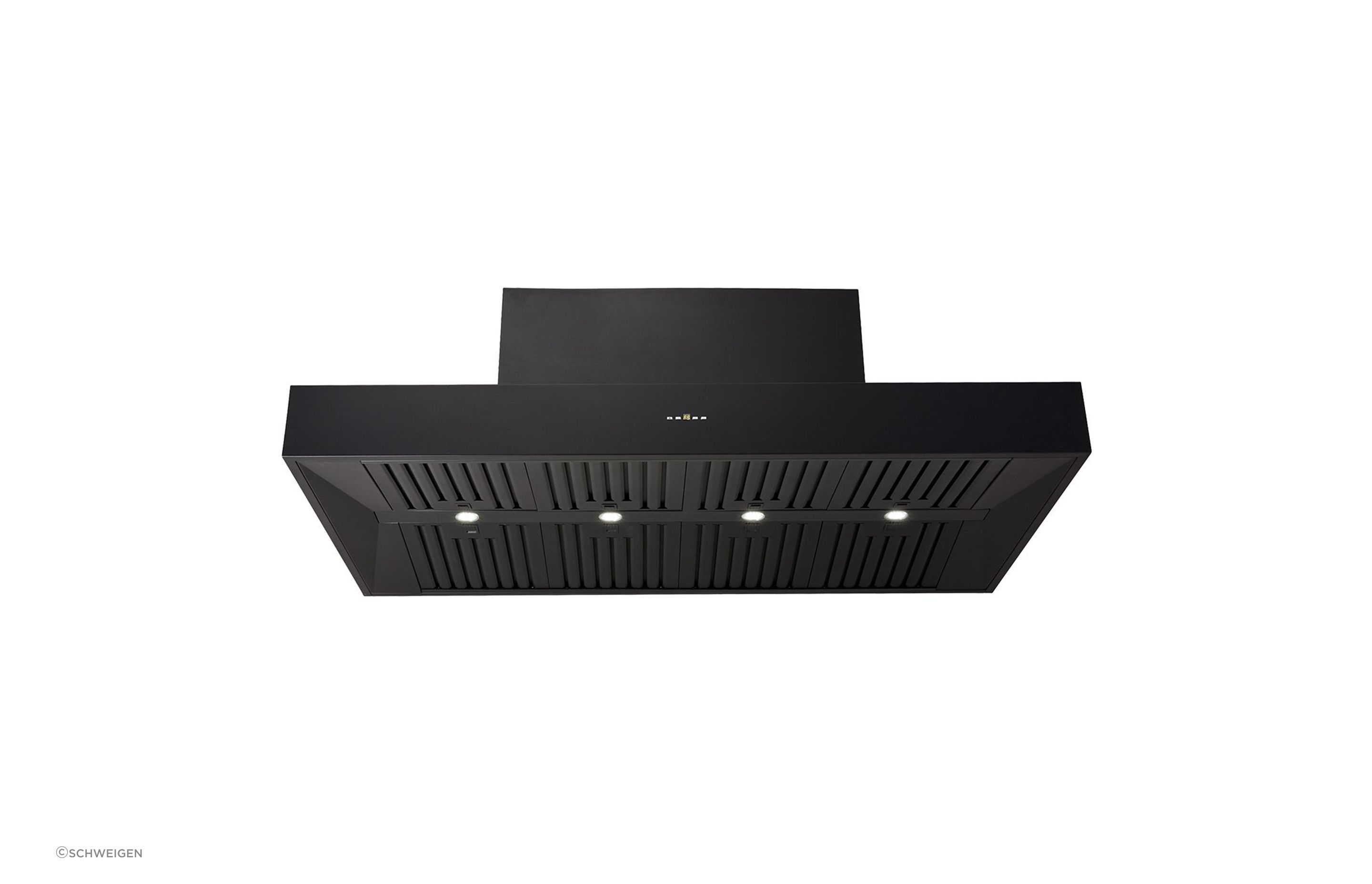 CL7375BS - Silent Black T-Shaped BBQ Alfresco Wallmount in 150cm