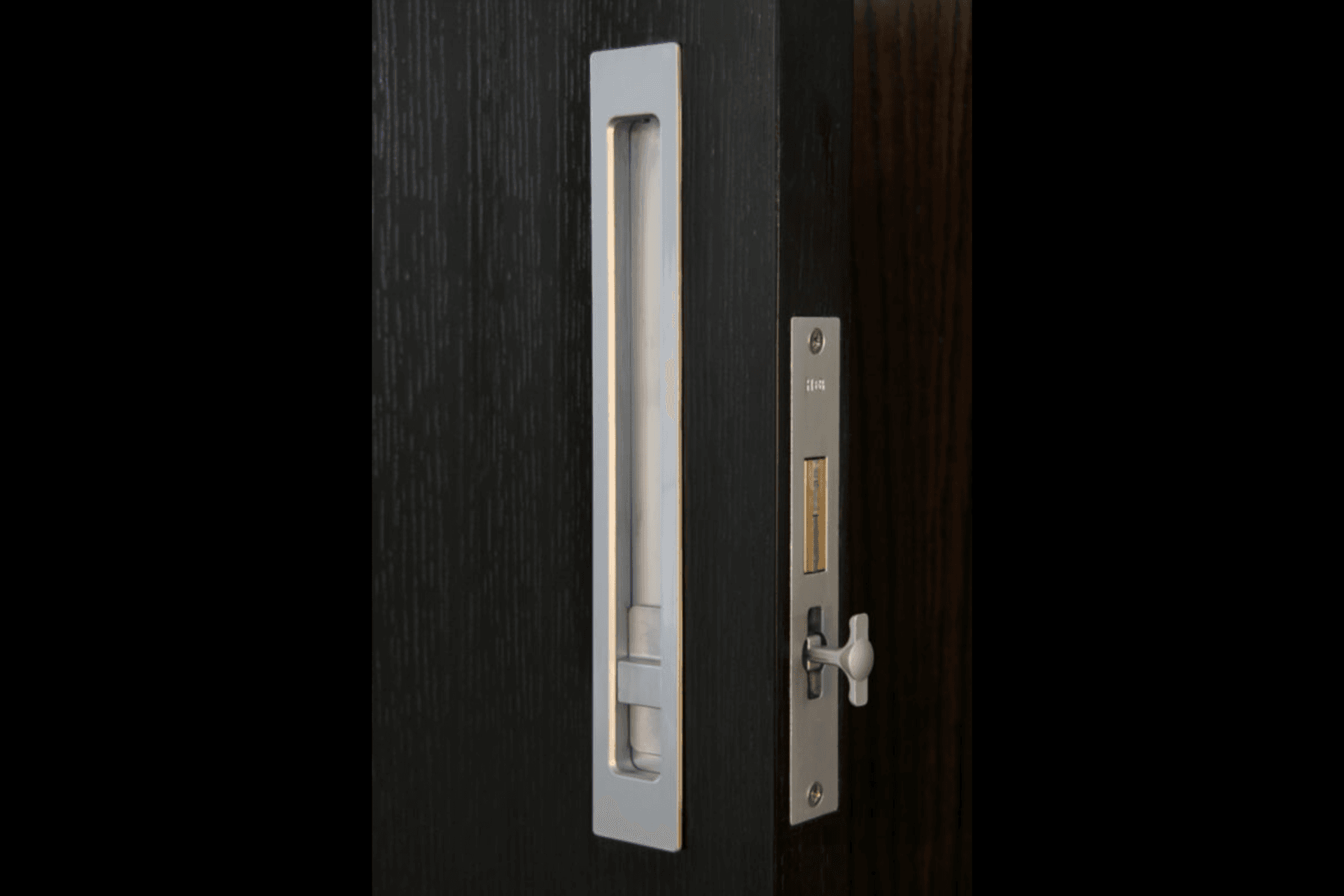 Sliding door privacy lock