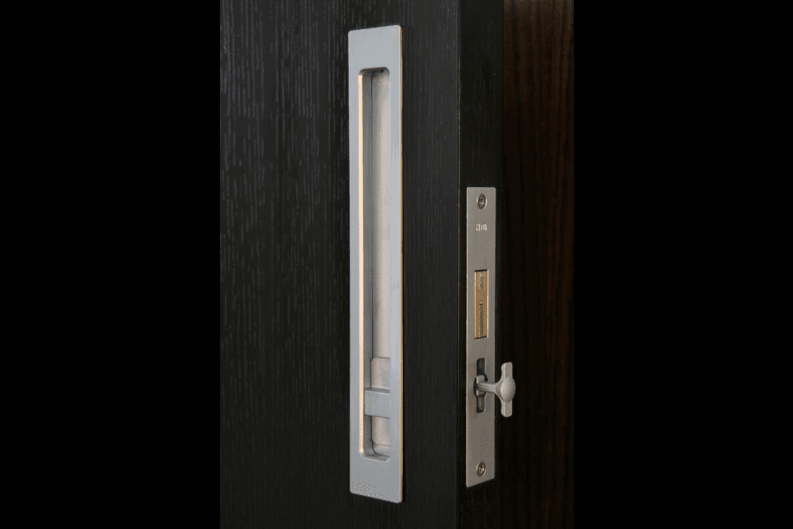 Sliding door privacy lock