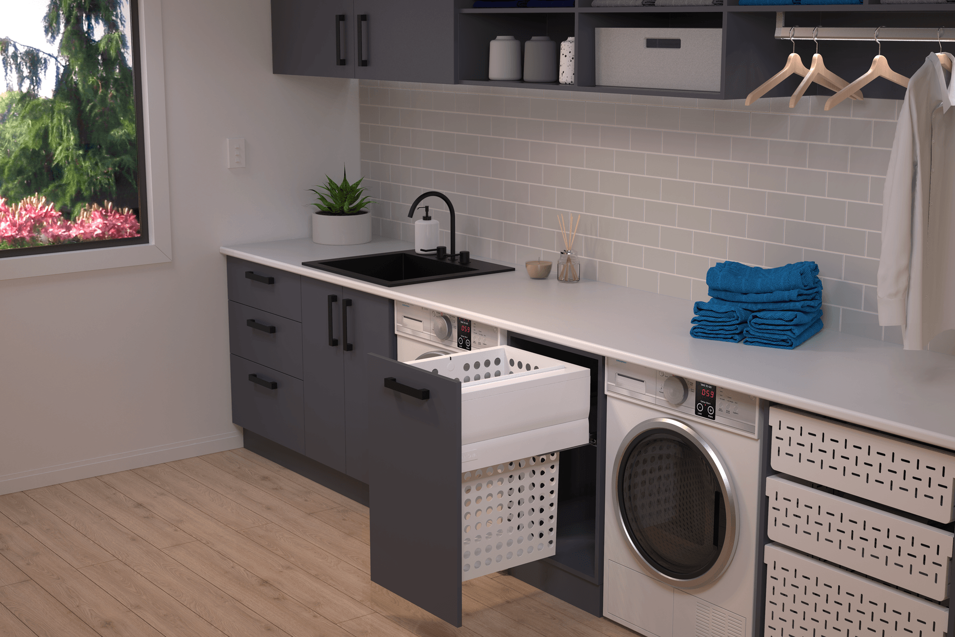 Vented baskets enable airflow