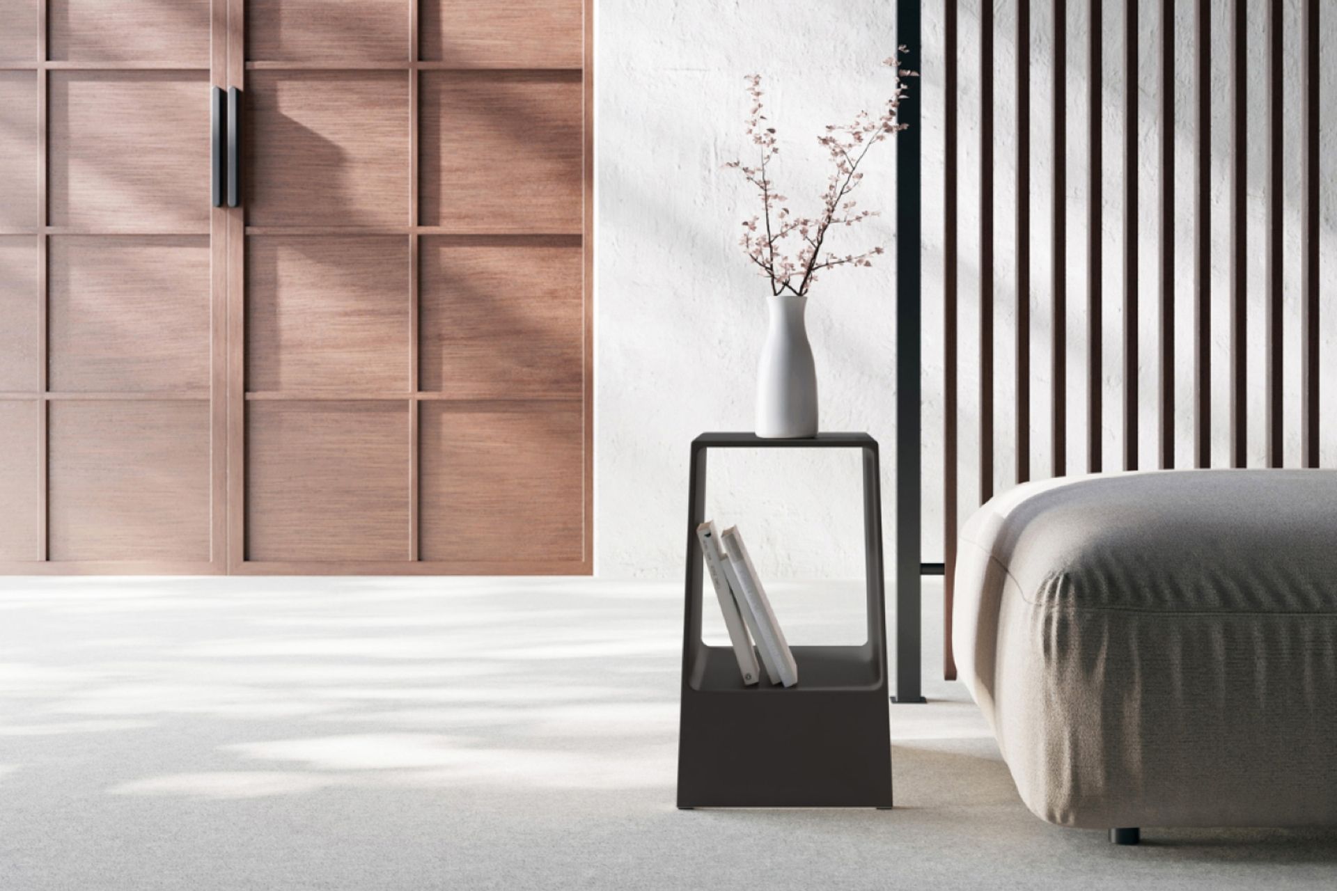 A side table or a stool, multifunctionality at its best with the Tomo Side Table by Toou.