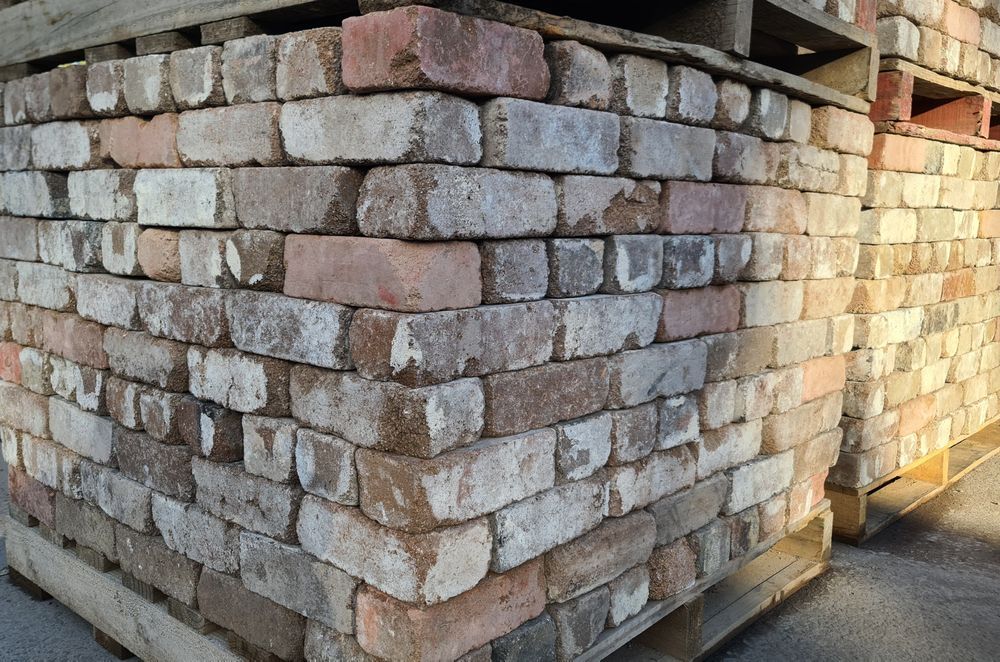 The bricks were gathered and prepared by The Brick Pit before construction.