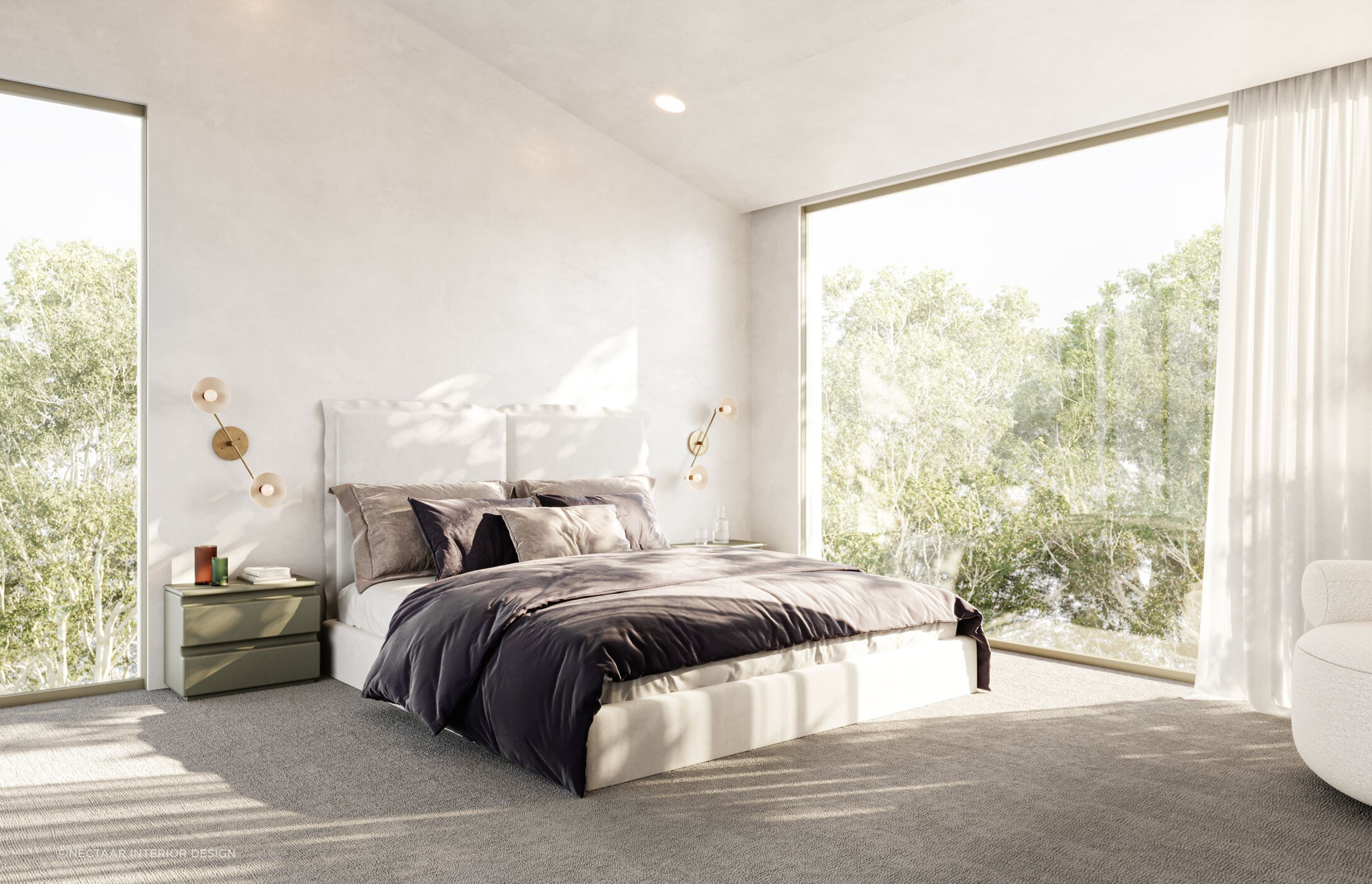 Beautifully decorated bedroom named
Project Williamstown By Nectaar Interior Design