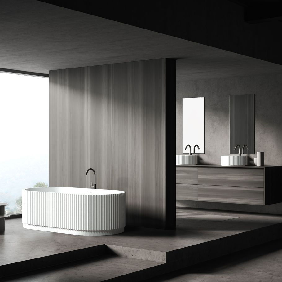 Discover the luxury bathware made from a unique blend of reclaimed marble, resin, and Barossa Valley minerals