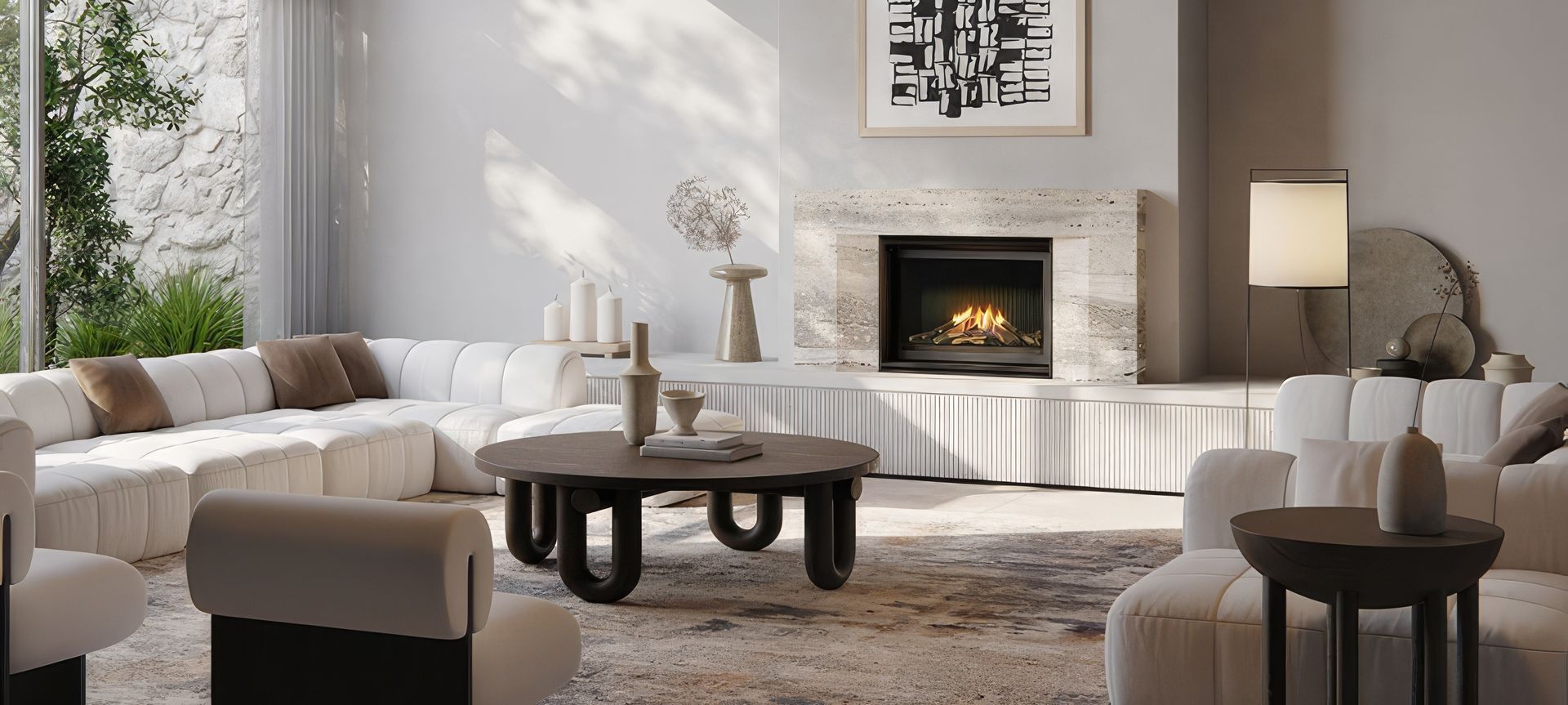 Vektor Gas Fireplace by Real Flame.