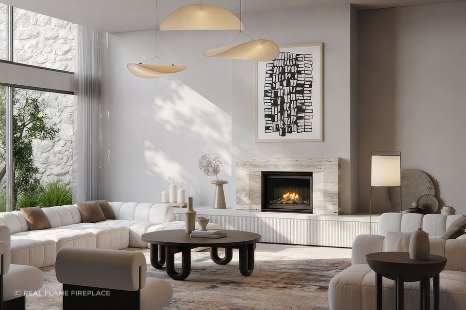 With full Wi-Fi capability, the Vektor Gas Fireplace offers unparalleled control.