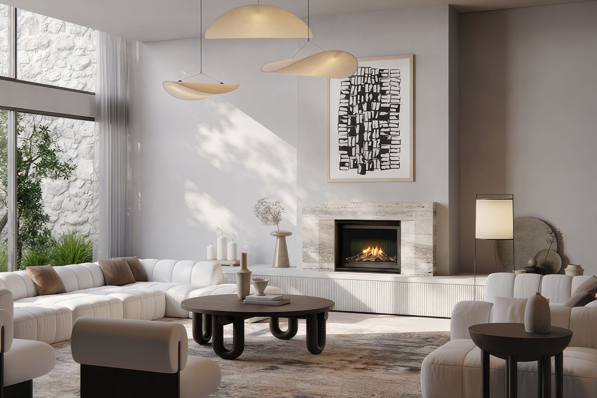 With full Wi-Fi capability, the Vektor Gas Fireplace offers unparalleled control.