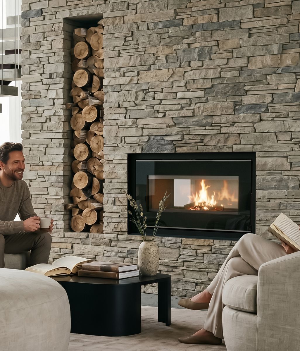 Luxury fireplace design and exceptional performance, perfectly balanced