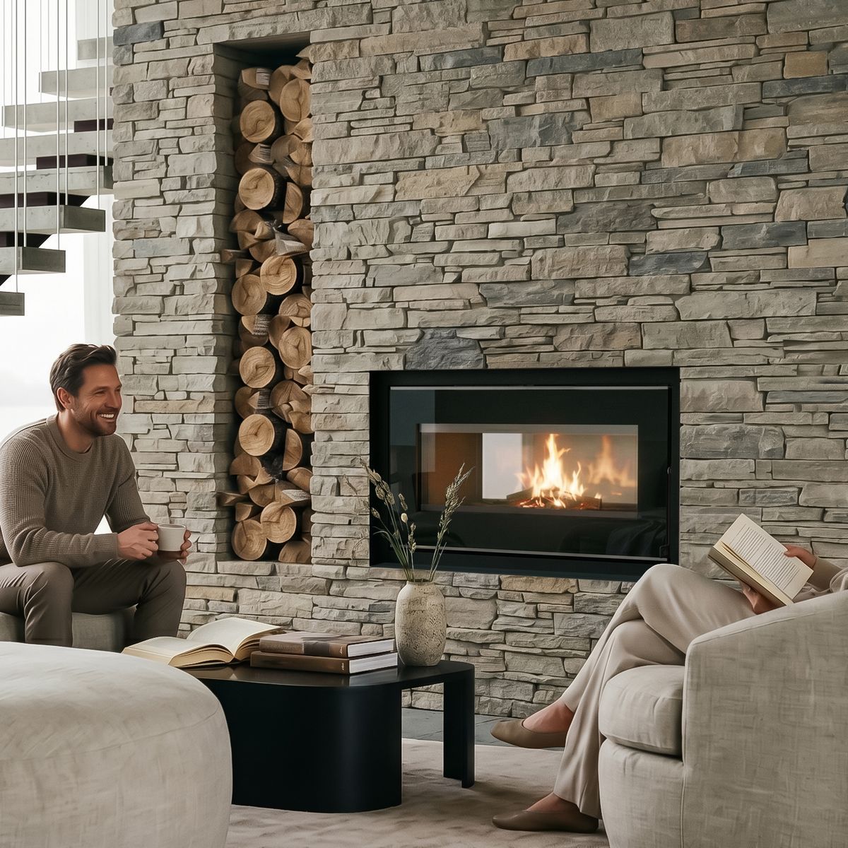 Luxury fireplace design and exceptional performance, perfectly balanced