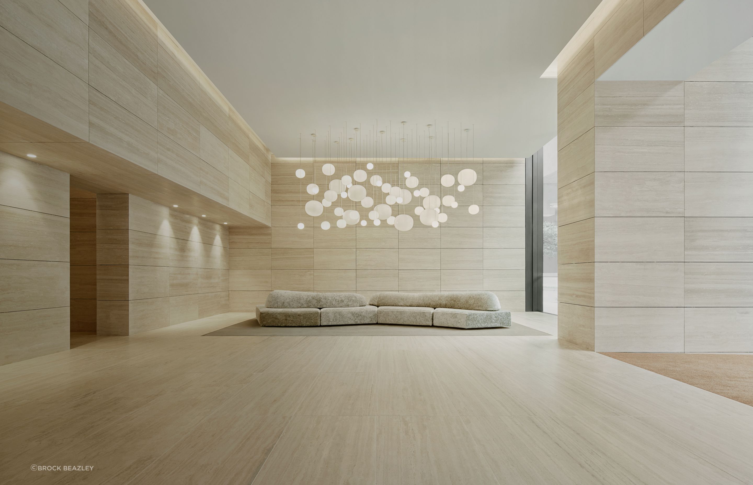 Luminaire, Newstead, featuring tiles from Signorino.